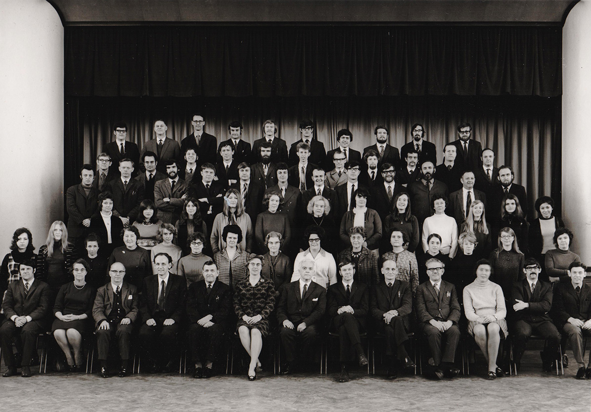 Staff Group Photo. 1963.